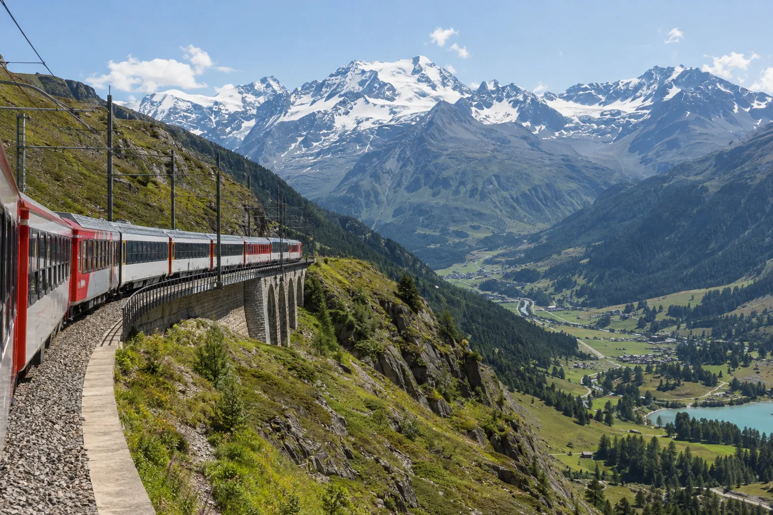 Como viajar pelos Alpes somente de trem: roteiro para a primeira viagem