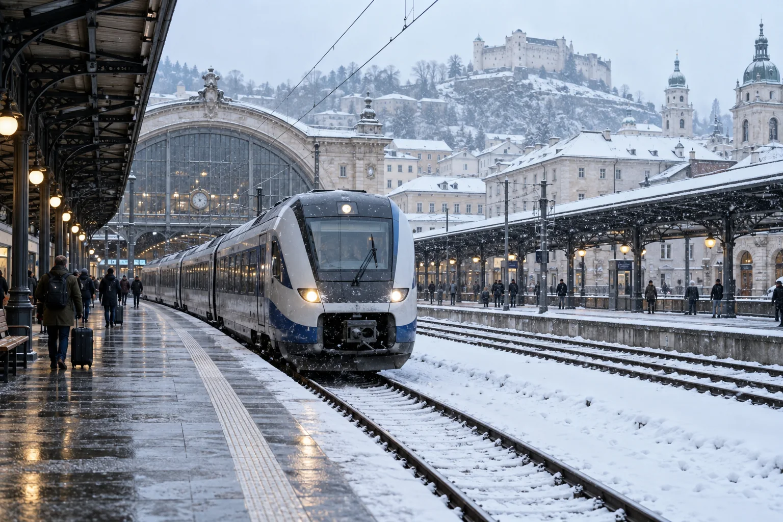 Europa de trem no inverno: roteiro de 10 dias por cidades com neve