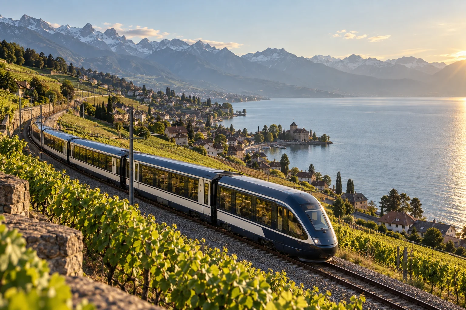 GoldenPass Express: roteiro de trem entre Interlaken e Montreux
